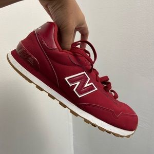 515 Red New Balance Sneakers